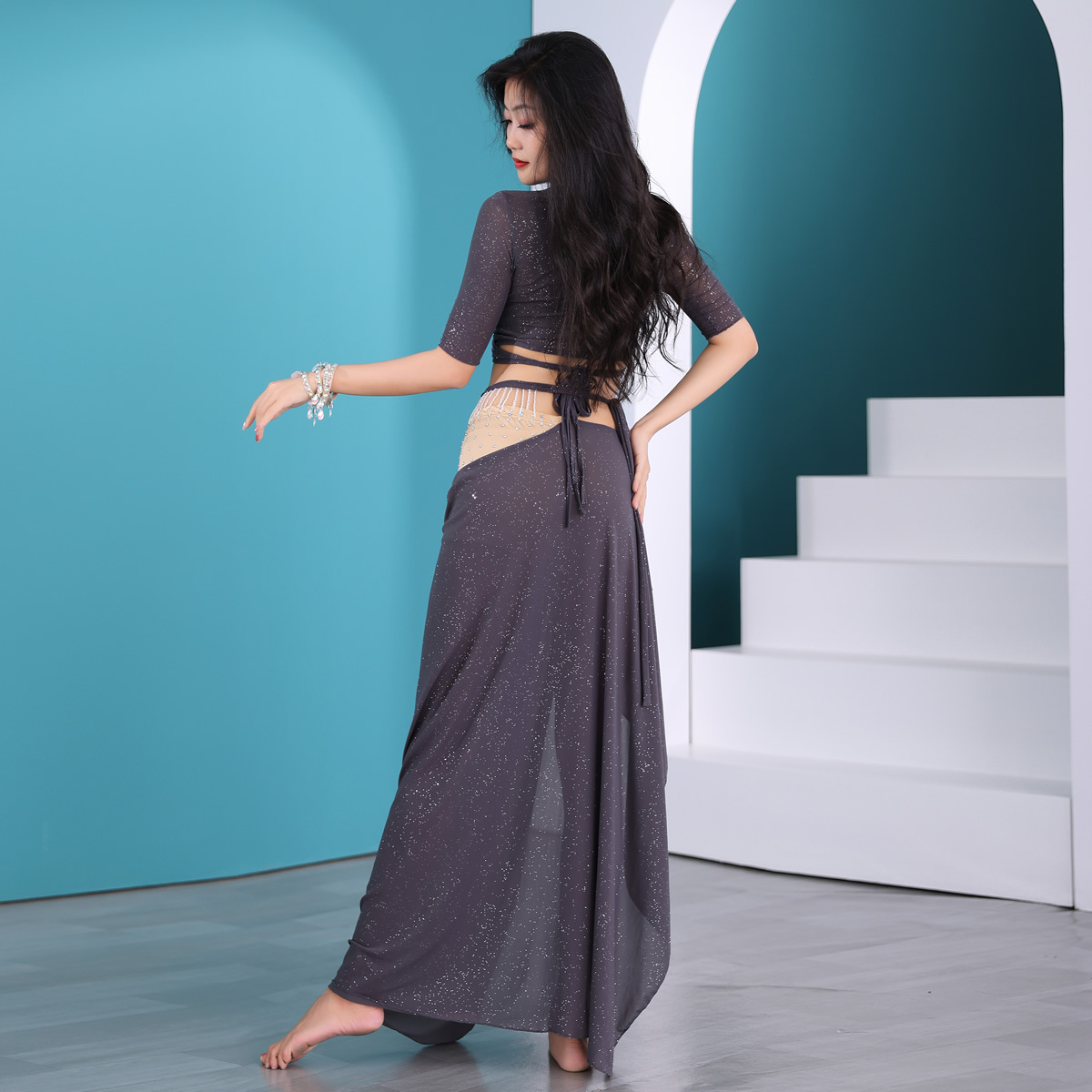 belly dance clothes tops and long skirt 2723112